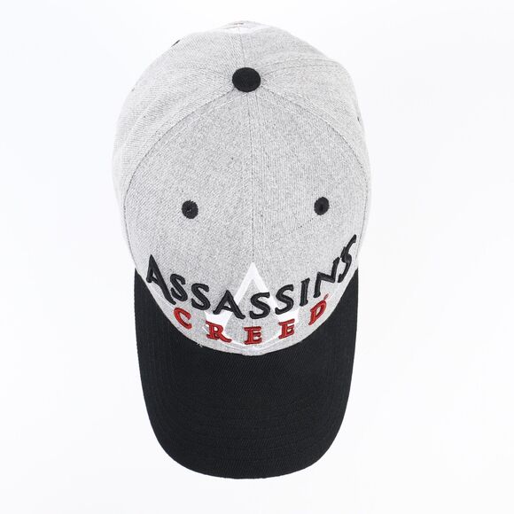 Assassin’s Creed Embroidered Logo Snapback Ball Cap Hat Gray Black 2016 - Picture 3 of 12